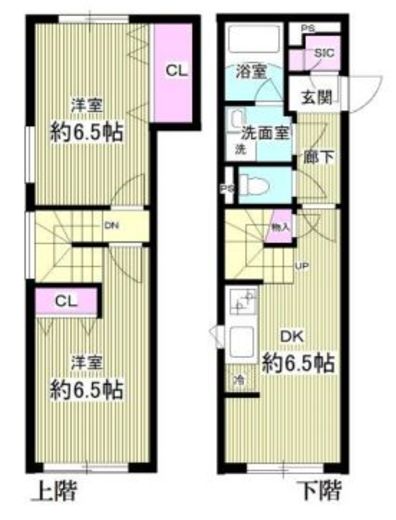 スタンズ神楽坂 501 間取り図