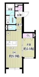 スタンズ神楽坂 101 間取り図