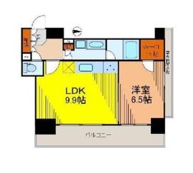 パークタワー秋葉原 14階 間取り図