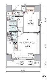 ジェノヴィア錦糸町2スカイガーデン 2階 間取り図