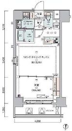 ジェノヴィア錦糸町2スカイガーデン 2階 間取り図