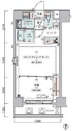 ジェノヴィア錦糸町2スカイガーデン 2階 間取り図