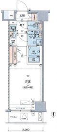 ジェノヴィア錦糸町2スカイガーデン 6階 間取り図