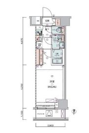 ジェノヴィア錦糸町2スカイガーデン 3階 間取り図