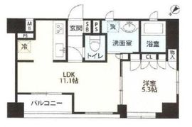 グランスイート月島リエール 3階 間取り図