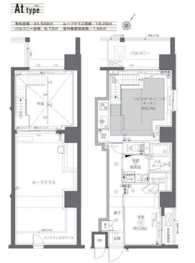 ZOOM日本橋蛎殻町 11階 間取り図