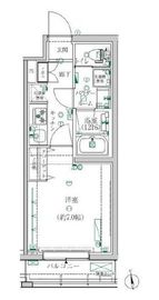 クレイシア都立大学クラッセ 2階 間取り図