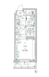 クレイシア都立大学クラッセ 2階 間取り図