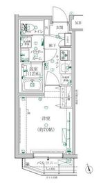 クレイシア都立大学クラッセ 4階 間取り図