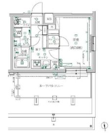 クレイシア都立大学クラッセ 4階 間取り図