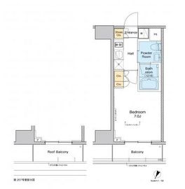 プラウドフラット戸越銀座 207 間取り図