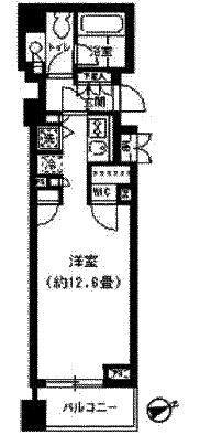 レジデンス広尾 206 間取り図