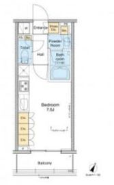 プラウドフラット戸越銀座 1103 間取り図