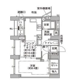 東雲キャナルコートCODAN 14-1415 間取り図