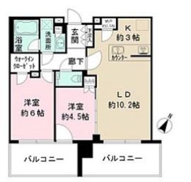 シティタワーズ東京ベイ 32階 間取り図