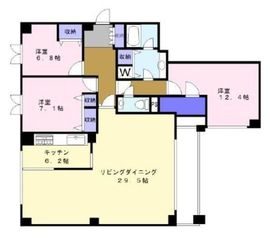 有栖川イースト 502 間取り図