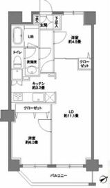 カスタリア浅草橋 702 間取り図