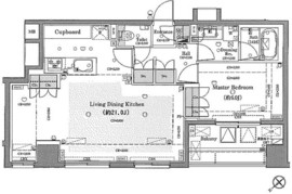 サンウッド東京茅場町パークフロント 3階 間取り図