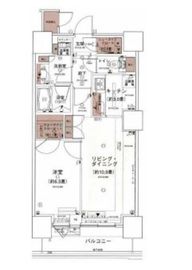 勝どきビュータワー 32階 間取り図