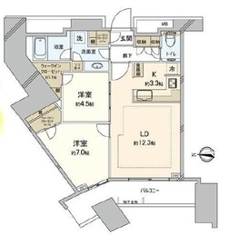 スカイズタワー＆ガーデン 23階 間取り図