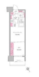 レジディア門前仲町プレイス 804 間取り図