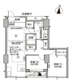東雲キャナルコートCODAN 11-507 間取り図