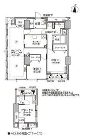 東雲キャナルコートCODAN 11-402 間取り図