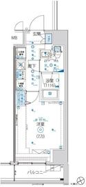 アルテシモヴェント 201 間取り図