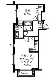 柿の木坂イースト 202 間取り図