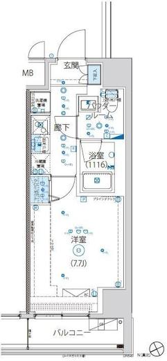 アルテシモヴェント 1001 間取り図