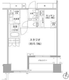 パークハウス平河町 6階 間取り図