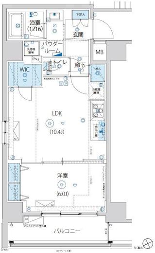 アルテシモヴェント 1003 間取り図