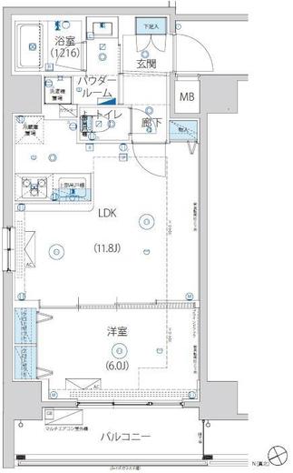 アルテシモヴェント 703 間取り図