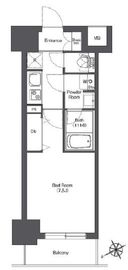 BPRレジデンス門前仲町 203 間取り図