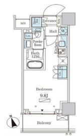 パークアクシス大塚ステーションゲートタワー 1206 間取り図