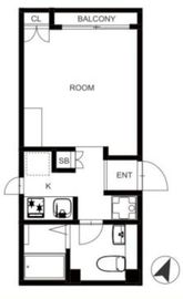 ラピス南麻布2 103 間取り図