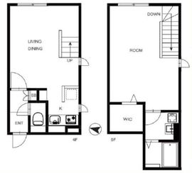 ラピス南麻布2 403 間取り図