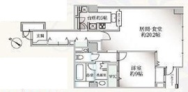 シーフォートタワー 15階 間取り図