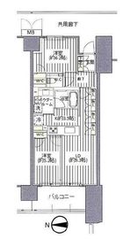 プレミスト有明ガーデンズ 13階 間取り図