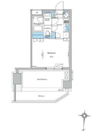 ウィルテラス森下四丁目 802 間取り図