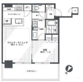 ブリリア有明シティタワー 32階 間取り図