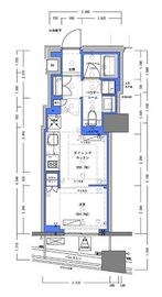 ディームス大手町ノース 204 間取り図