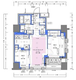 ディームス大手町ノース 802 間取り図