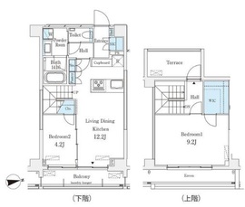 The Verlux Takanawa 503 間取り図