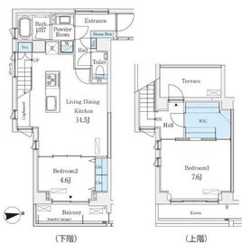 The Verlux Takanawa 504 間取り図