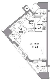 パークアクシス西ヶ原 506 間取り図