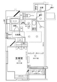 ピアース乃木坂 2階 間取り図