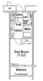 コンフォリア中落合 206 間取り図