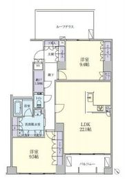 代々木の杜　緑邸 402 間取り図