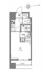 La Douceur秋葉原 (ラドゥセール秋葉原) 502 間取り図